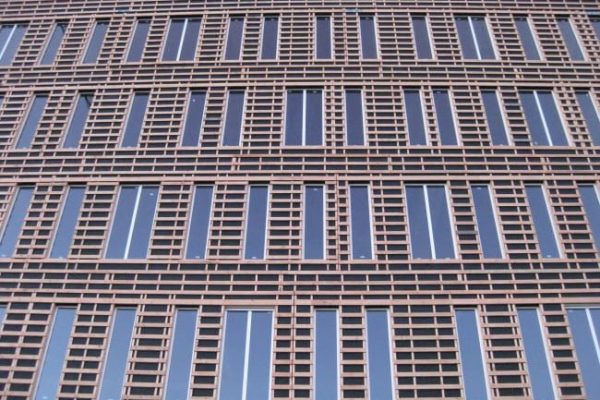 Police Mons Façade Rideau En Bois Structure Ingénieur Bois 4